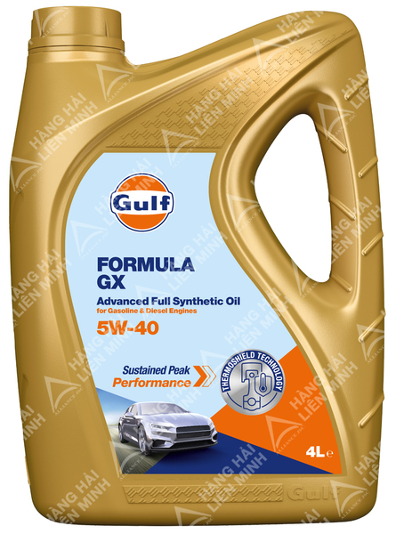 Formula GX 5W40 - 4L - Nhà Phân Phối Dầu Nhờn Gulf Oil - Công Ty Cổ Phần Hàng Hải Liên Minh